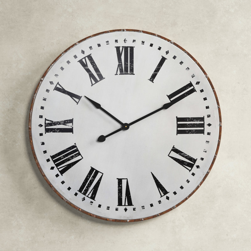 Topeka Metal Wall Clock