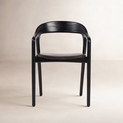 Kayla Leather Dining Armchair