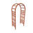 39'' W x 23'' D Polyvinyl Chloride (PVC) Arbor in Brown