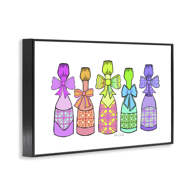 Giclée encadrée, design par Katie Conley, H 12 po x l 18 po, Giclée encadrée noir minuit