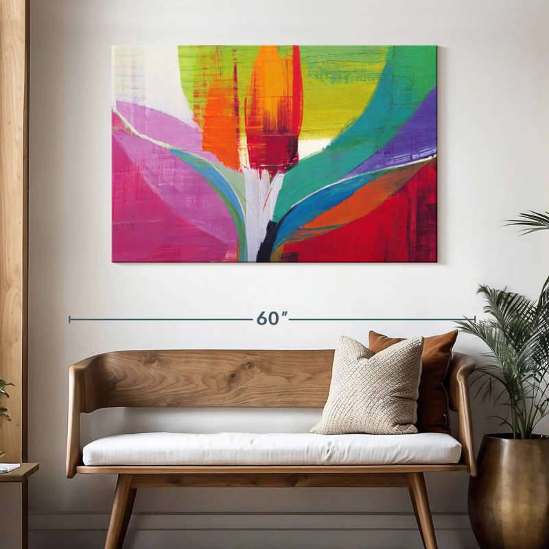 Avery Tulip Abstract, 32" H x 48" W