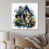 White Floater Framed