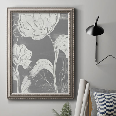 «Grayscale Garden II», reproduction sur toile encadrée