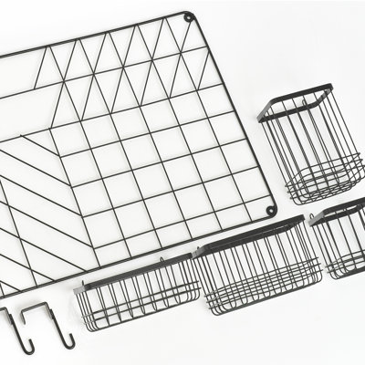 4-tlg. Wandregal-Set