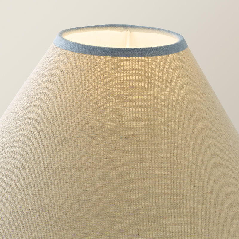 Florie Novelty Lamp Shade ( Clip On ), 15cm H x 27.5cm W x 27.5cm D, Cream/Blue