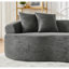 Canapé modulaire courbé 4 places Modern Cloud, canapé de salon à compression minimaliste, sans assemblage, chenille-1663689435