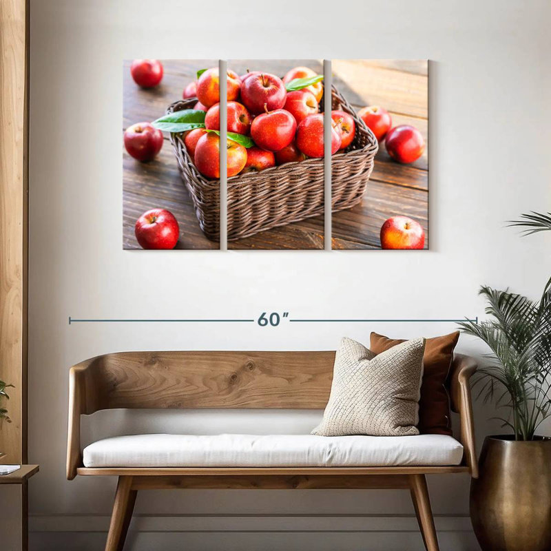 Récolte de pommes fraîches Yarlin, H 28 po x l 45 po