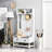 3-In-1 Hall Tree, Entryway Bench With Coat Rack, Mudroom Bench With Shoe Rack, 2 Storage Drawers, 4 Hooks And Padded Seat Cushions For Hallway, White-1251343370