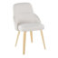 Chaise rembourrée York en similicuir York par Lumisource - ensemble de 2-113645573-113645580