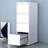 4 Drawer File Storage Organizer Cabinet With Lock Metal Vertical File Storage Cabinet Office Home Steel Vertical File Cabinet For A4 Legal/Letter Size Narrow File Cabinet Locked Assembly Required