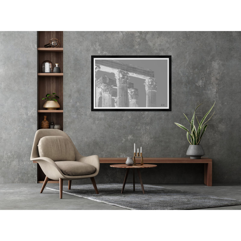 Corinthian Jupiter III In Gray Print by Tim Klein