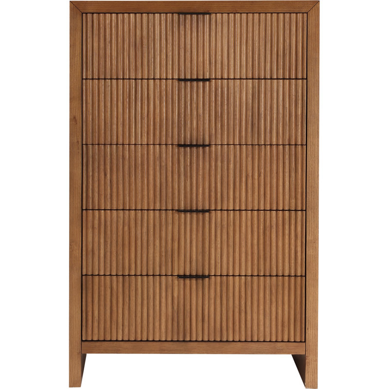 Commode 5 tiroirs Fairfax, Noyer