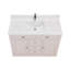 48" Solid Wood Sink Vanity  With 1' Artificial Stone Top-1218569831-1218569833