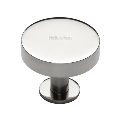 Heritage Brass Heritage Cabinet Knob Disc Design with Base