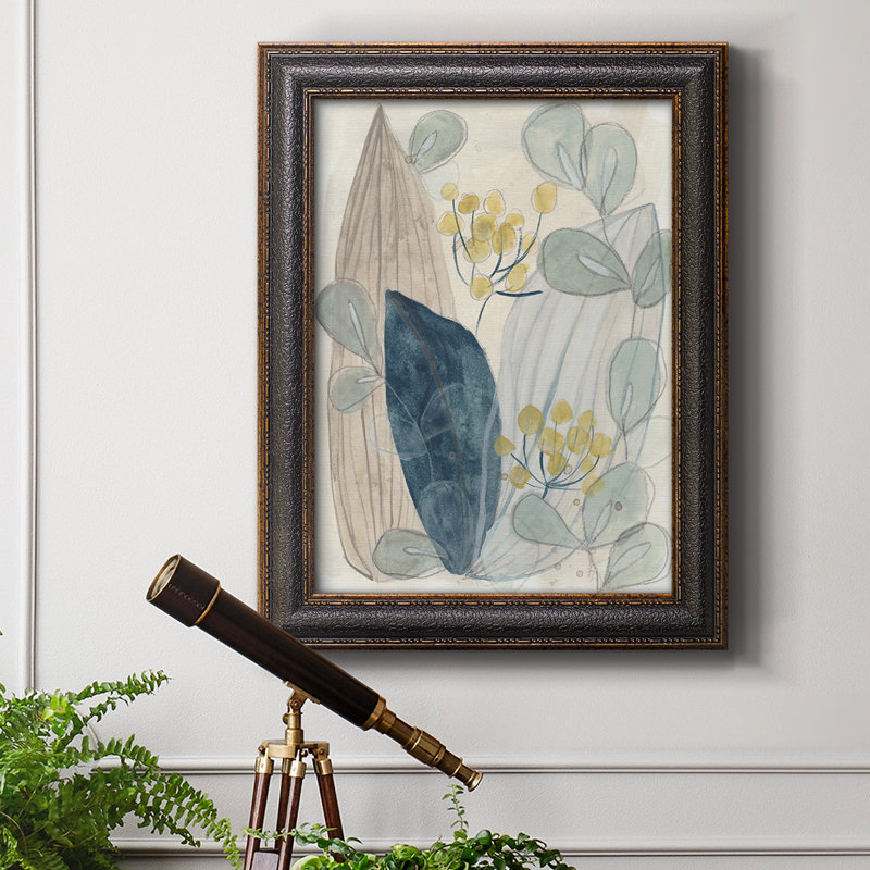 Toile encadrée de qualité supérieure Terra Garden I - prête à être accrochée, H 20 po x l 16 po x P 2,5 po