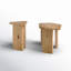 Ensemble de 3 tables gigognes en bois massif Elverta