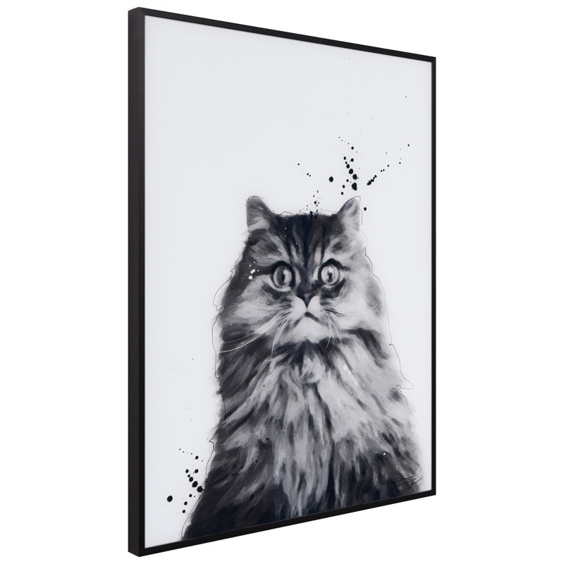 Nebelung - Cadre photo, impression sur verre