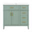 Meuble-lavabo moderne 36 "avec lavabo en céramique-1961330635