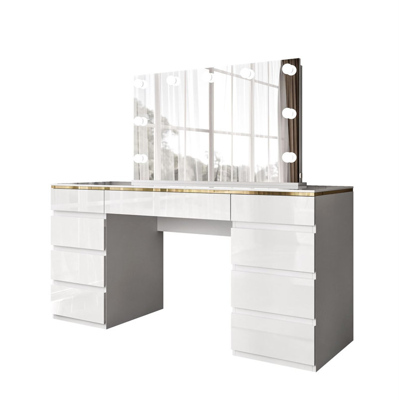 Dressing Table, Gold