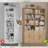 Kirklyn 73" H Standard Storage Bookcase with Doors and 8 Open Shelves, Modern Wood Organizer-101055693