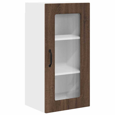 Vidaxl Kitchen Wall Cabinet Black 40 X 31 X 80 Cm Engineered Wood