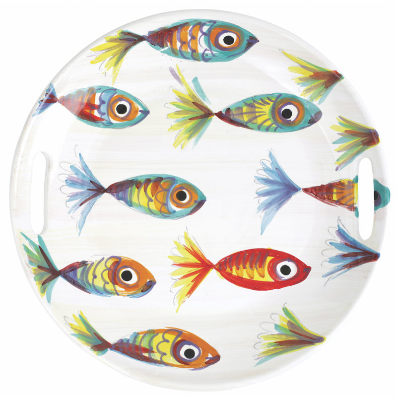 Pesci Colorati Terra Bianca Tray