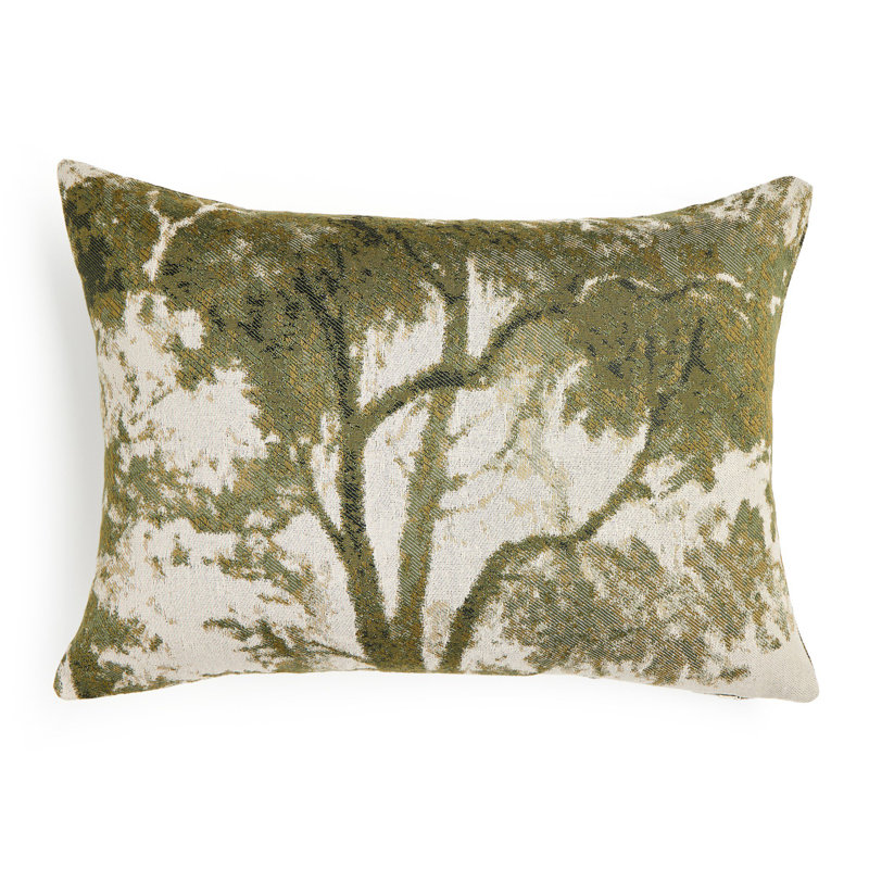 Toile Pillow-Toile Moss-24"X24", Toile Moss, Rectangle 14"H x 20"W