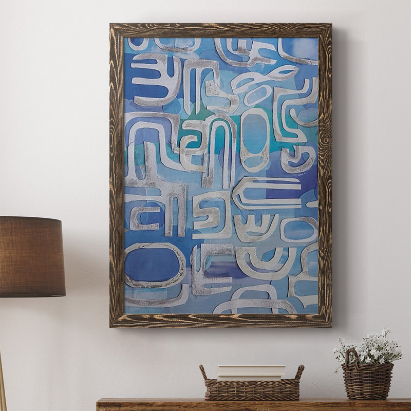 Shakia Siesta Key, peinture sur toile encadrée, H 37,5 po x l 27,5 po x P 1 po, Noyer