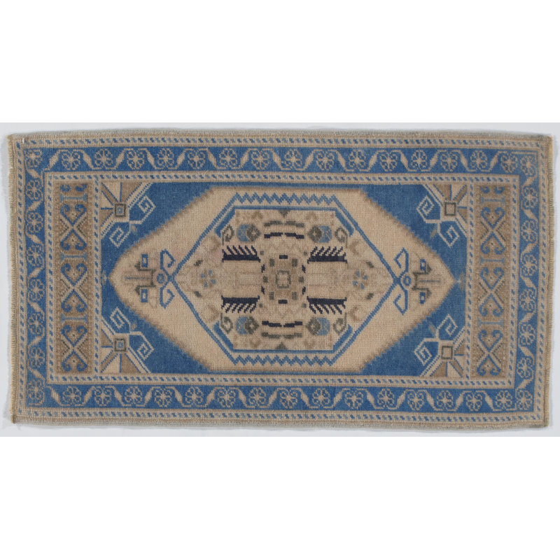 Wool Area Rug in Blue