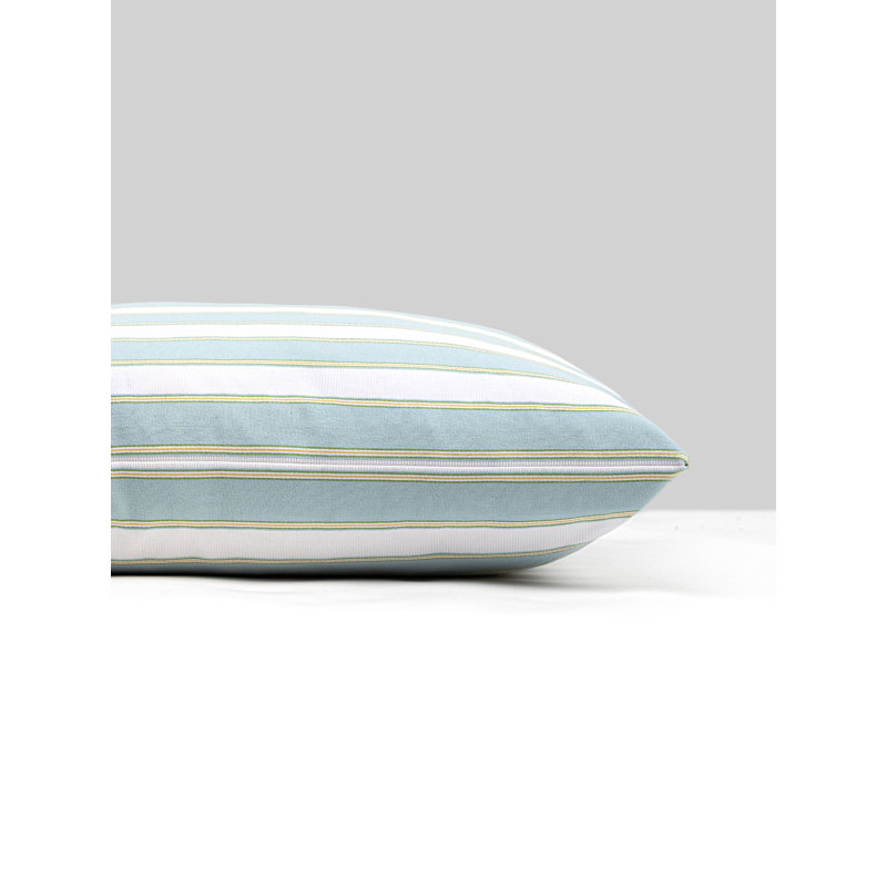 LEGENDS PILLOW, Robin's Egg Piano Stripe, Square 22"