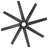 Roboto XL Indoor/Outdoor 8-Blade Smart Ceiling Fan 70" with 3000 LED Light Kit and Remote Control, Works With Alexa and iOS or Android App-82983069