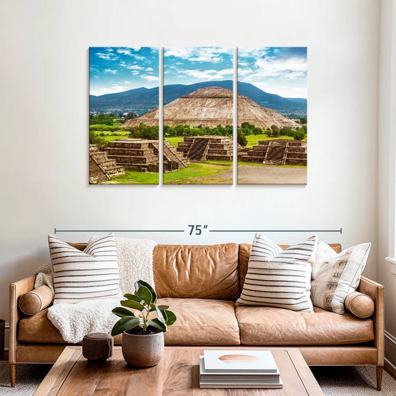 Lilie Aztec Pyramid, 36" H x 57" W