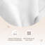 Draps 100% coton biologique pour lit simple - Draps certifiés biologiques GOTS avec une densité de tissage de 500 fils et un tissage en satin de coton douillet à chaque lavage - Ensemble de luxe 3 pièces (blanc, simple)-252166248-252168659