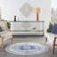 Tapis oriental blanc / bleu Colo-1051779354