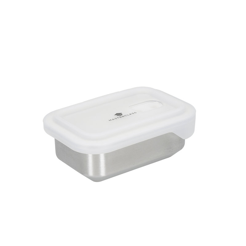MasterClass All-in-One 500ml Stainless Steel Container with Lid, Microwave Safe