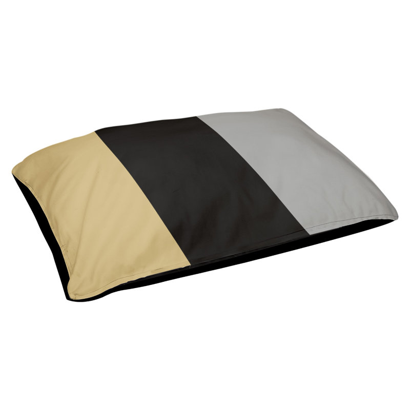 Coussin d'extérieur pour chien Florida Tribe, Très grand (l 50 po x P 40 po x H 7 po), Or / noir / gris