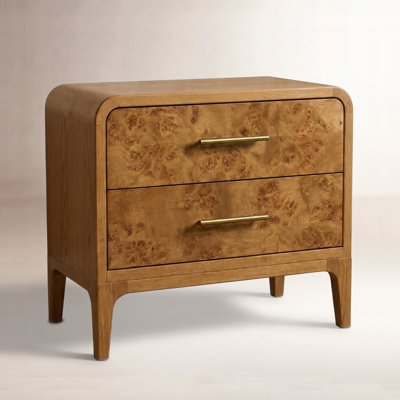 Sixto Burl Wood Nightstand