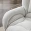 Chaise de bureau pivotante en tissu Teddy