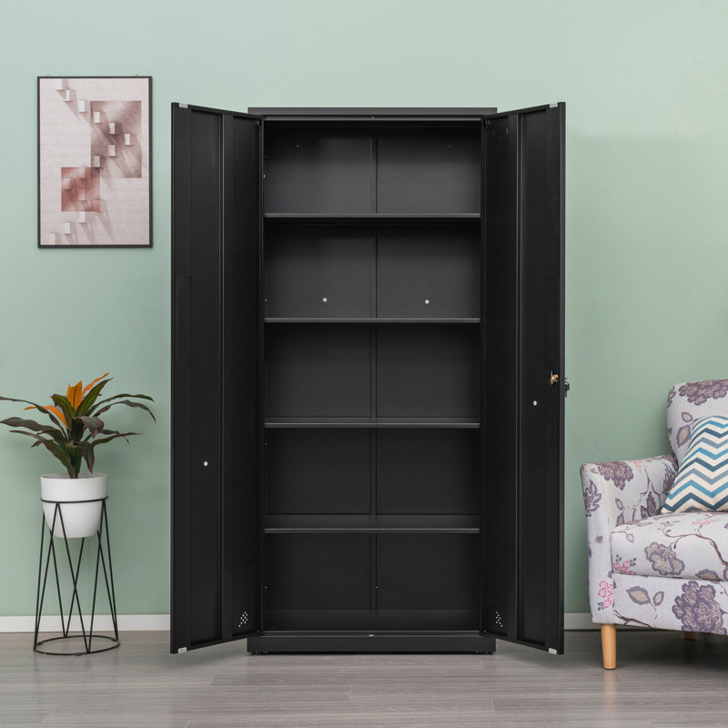 Armoire de rangement haute avec 2 portes