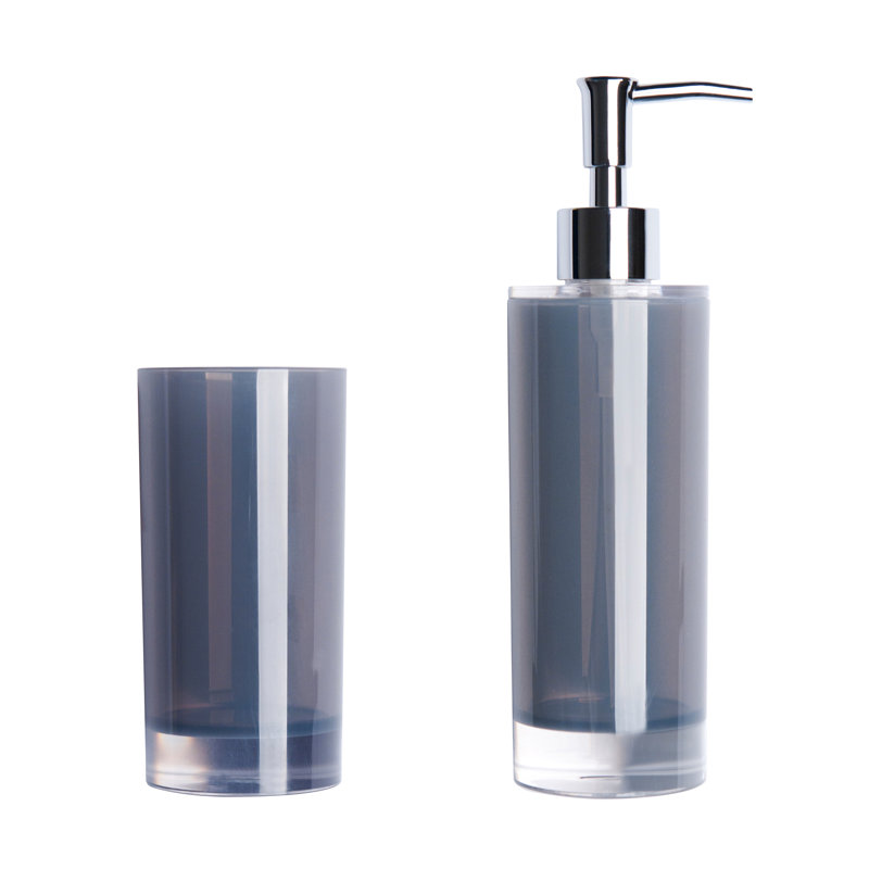 Spa Bathroom Accessory Set, Grey