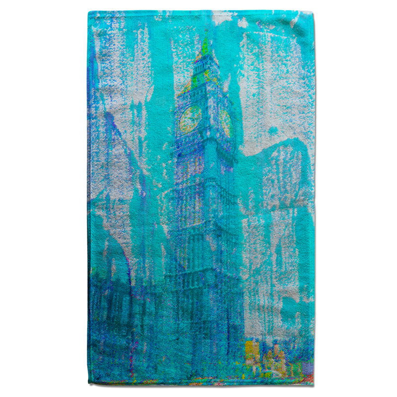 Cotton Tea Towel Kitchen Towel, Blue