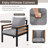 4 - Piece Patio Conversation Set With Cushions-110945672