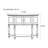 American-style simple retro console table