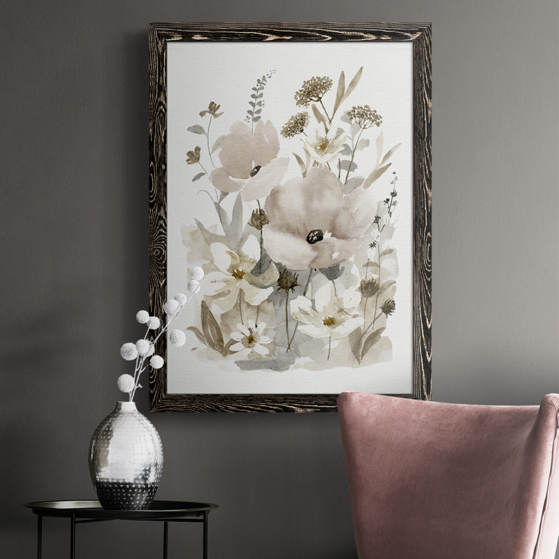 Neutral Nature II, reproduction d'art sur toile, H 37,5 po x l 27,5 po x P 1 po, Noir