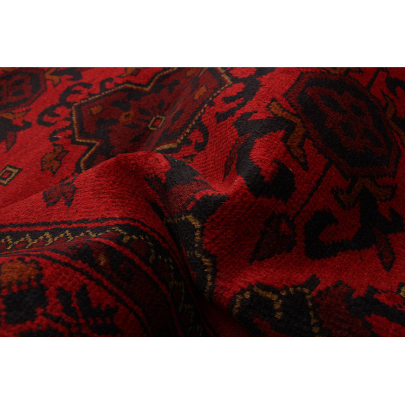 Tapis unique en laine noué à la main 4 pi 4 po x 6 pi 8 po nouvel âge Ypsilanti