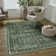 Tapis vert lavable avec envers antidérapant Ladonya