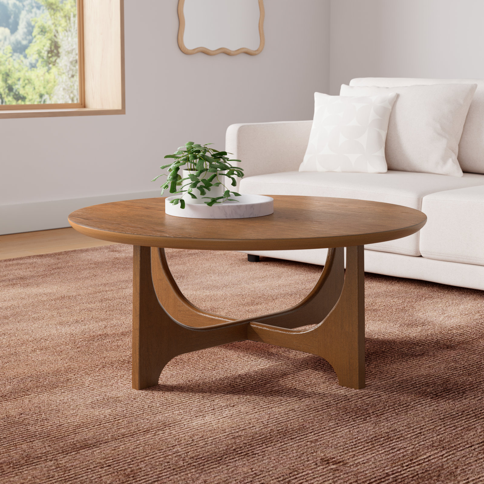 Brooklyn Coffee Table, Medium Oak