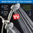 High-Pressure Shower Combo: 48-Setting Rain & Handheld, Anti-Clog Nozzles, Long Hose-113380548