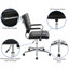 Fauteuil de direction pivotant à panneau moyen LeatherSoft-686391718