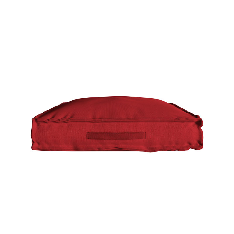 Calme Jardin Seat Cushion, Red